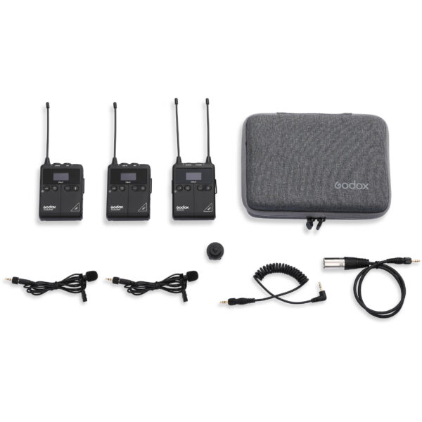 Godox WMicS1 Kit2 je izuzetno kvalitetan i povoljan bežični audio sistem. Godox WmicS1 bubice se sastoje od dva transmitera i jednog risivera