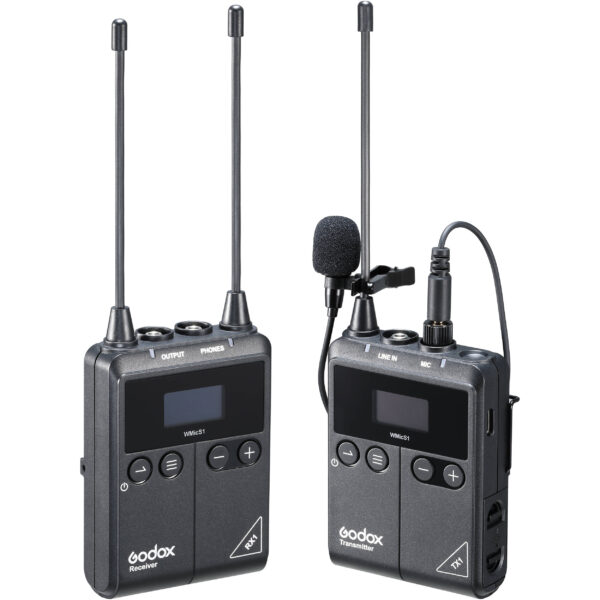 Godox WMicS1 Kit1 je izuzetno kvalitetan i povoljan bežični audio sistem. Godox WmicS1 bubice se sastoje od transmitera i risivera