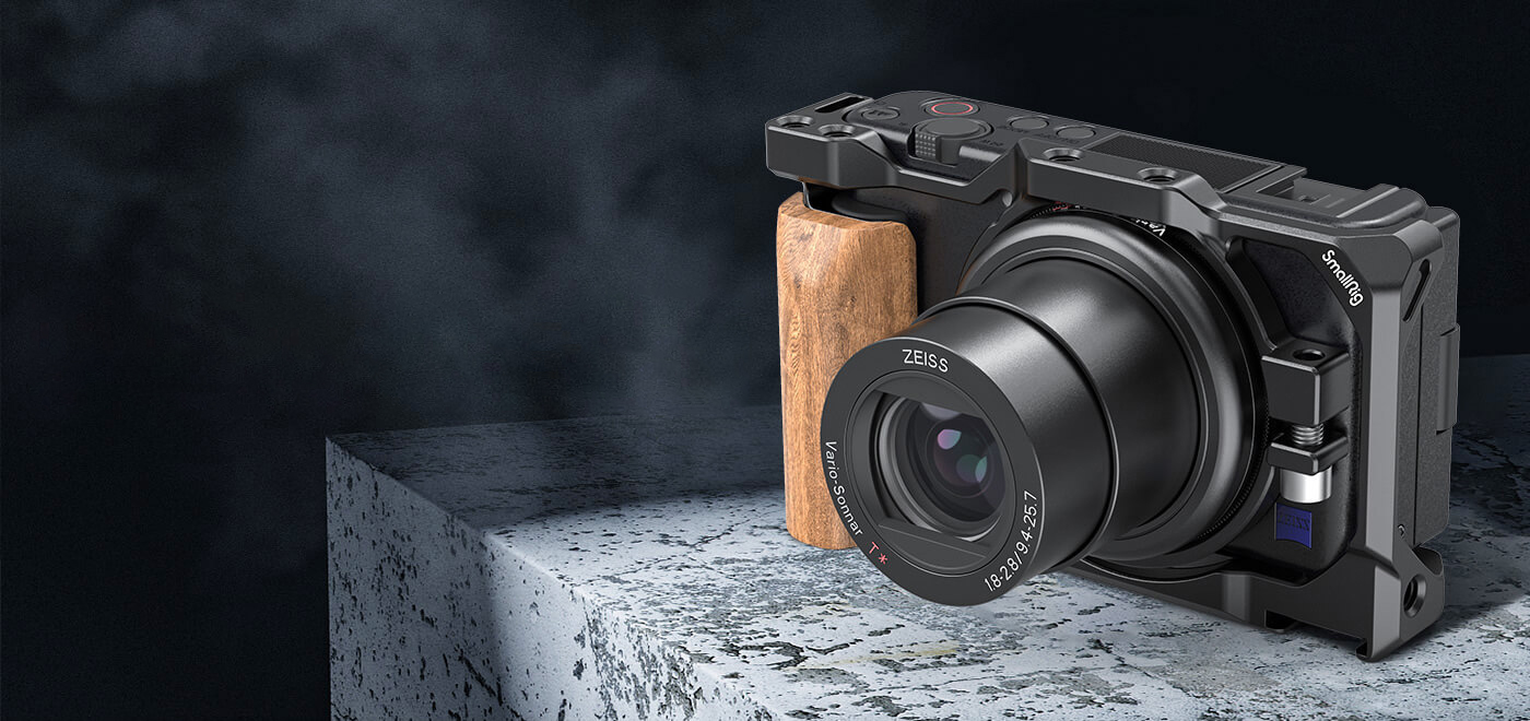 SmallRig Cage with Wooden Handgrip Sony ZV1 (2937)