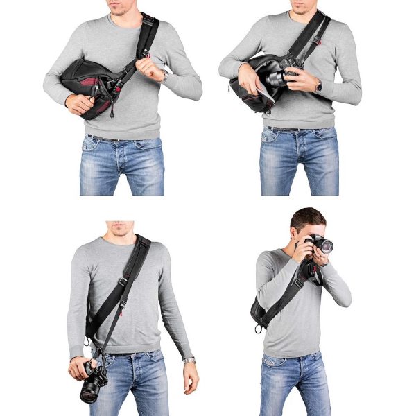 Manfrotto FastTrack-8 PL; Sling bag