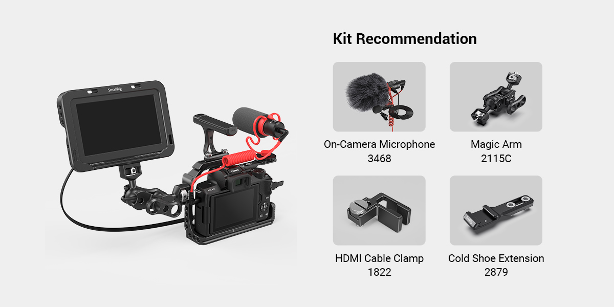 SmallRig Cage Canon EOS M50 M50II M5 (2168C)