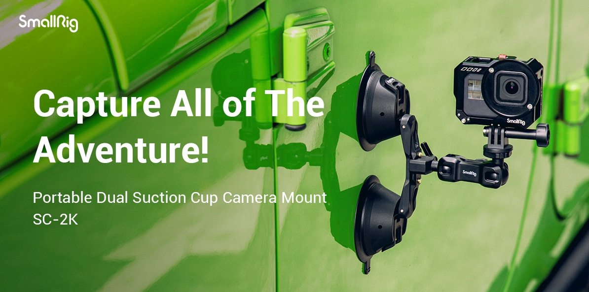 SmallRig Portable Dual Suction Cup Camera Mount SC-2K (3566)