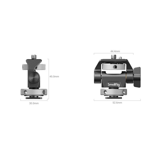 SmallRig Swivel and Tilt Adjustable Monitor Mount with Cold Shoe Mount (2905B)