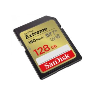 SANDISK SDXC 128GB EXTREME, 180MB/S UHS-I CLASS10 U3 V30