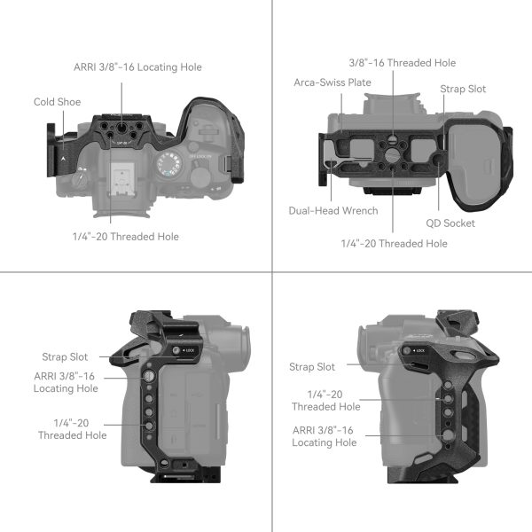 SmallRig Black Mamba Cage Canon R6II (4161)