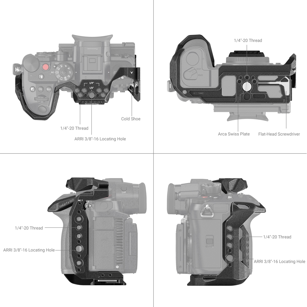 SmallRig Black Mamba Series Cage Panasonic GH6 (3440)