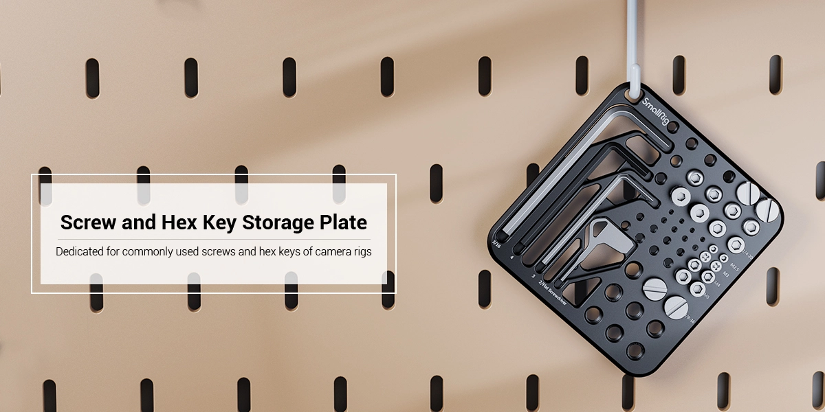 SmallRig Screw and Hex Key Storage Plate (MD3184)