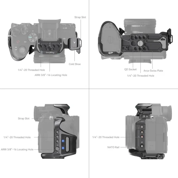 SmallRig Cage Kit Rhinoceros za Sony A7R V / A7 IV / A7S III (4308)