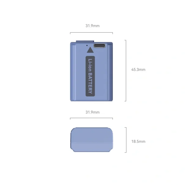 SmallRig NP-FW50 USB-C Rechargeable Camera Battery (4330)