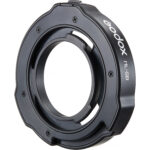 Godox ML-GB Bowens adapter omogućava korišćenje Bowens dodataka sa ML100Bi i ML60IIBi LED svetlima. Pretvara Godox mount u Bowens mount