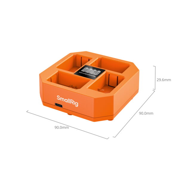 SmallRig NP-FZ100 4-Channel Camera Battery Charger (4839) - Image 8