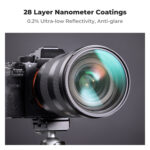 KF Concept 95MM Black Mist Filter 1/4, HD, Waterproof, Anti Scratch, 28 layer Green Coatings (Nano-X Series) - Image 4