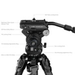 SmallRig x Potato Jet Tribex Hydraulic Carbon Fiber Tripod Kit (4259) - Image 5