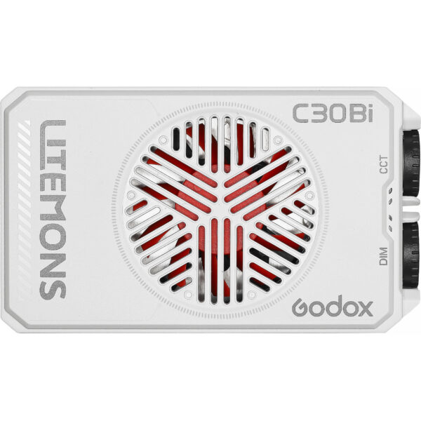 Godox C30Bi je izuzetno kvalitetno džepno bi-color LED svetlo koje se napaja pomoću integrisane litijum jonske baterije koja pruža do 45 minuta rada na maksimalnoj snazi