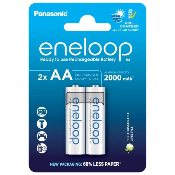 Panasonic bat. eneloop AA/2B (BK-3MCDE/2CP) - Image 1