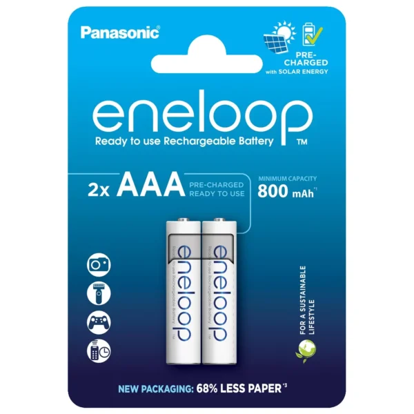 Panasonic bat. eneloop AAA/2B (BK-4MCDE/2CP) - Image 1