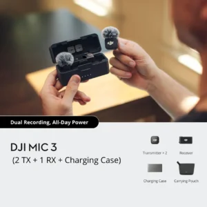 DJI MIC 3 (za dva sagovornika)