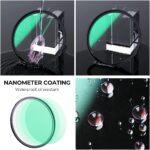 KF Concept KF01.1666 67mm Black Mist Filter 1 HD Waterproof, Anti Scratch, 28 layer Green Coatings (Nano-X Series) - Slika 5
