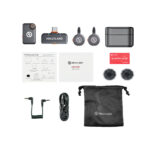 Hollyland LARK M2S Mini Combo (Space Gray, with Camera RX + USB-C RX) Wireless Microphone - Slika 2