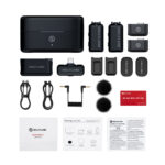 Hollyland LARK MAX 2 Combo (Space Gray, with OWS Monitor Earphone + Camera RX + USB-C RX) Wireless Microphone - Slika 2