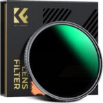 KF Concept KF01.2375 43mm Variable ND2-ND400 Lens Filter (1-9 Stops) 28 Multi-Layer Green Coatings HD Waterproof Scratch Resistant (Nano-X Series)