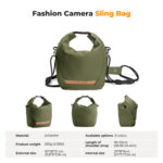 KF Concept KF13.168V3 Sling Bag 5L Urban Wander (Green) - Slika 6