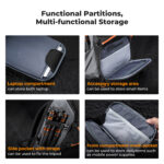 KF Concept KF13.180 Backpack 25L Star Wander03 (Black) - Slika 3