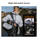 KF Concept KF13.206V1 Outdoor Backpack 30L Star Wander 04 (Black) - Slika 5