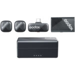 Godox Cube-C combo kit 1 je ultra-kompaktni bežični mikrofonski sistem namenjen snimanju intervjua, vloga i kreiranju sadržaja za dve osobe.