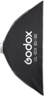 Godox UL-BOX-30x90 je najnoviji model brzosklopivih softboxova za rad na terenu. Izuzetno kvalitetan softbox sa duplim difuznim platnom, gridom i futrolom