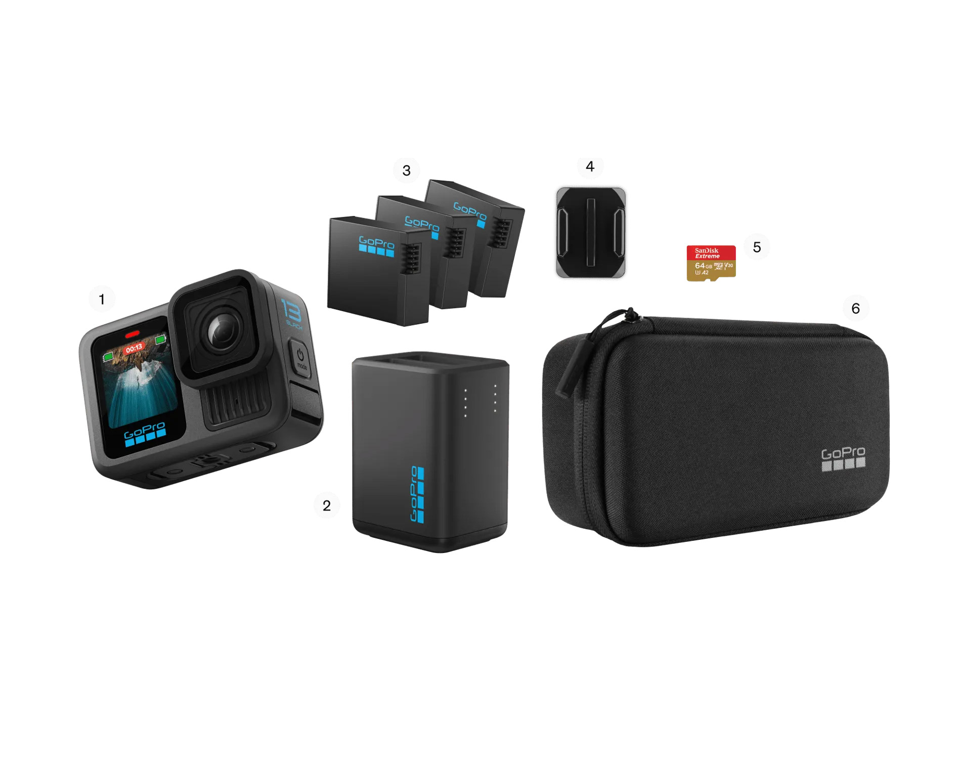 Hero-13-bundle GOPRO HERO 13 Black Extended Power Bundle - Slika 1