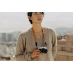 Peak Design Form Leather Camera Strap Neck - Amber - Slika 3