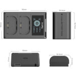SmallRig 5409 E6P-BR26 Camera Battery Kit - Slika 7