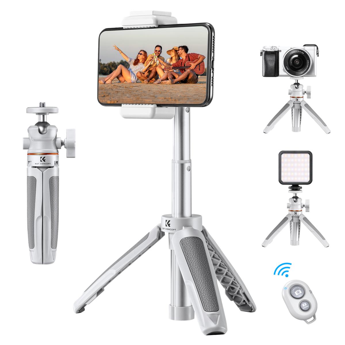 KF Concept KF09.128V3 34cm Selfie Stick Desktop Stand with Phone Holder,and Bluetooth Remote Control (MS02)_1 KF Concept KF09.128V3 34cm Selfie Stick/Desktop Stand with Phone Holder,and Bluetooth Remote Control (MS02) - Slika 1