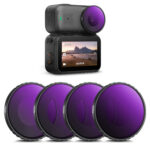 KF Concept SKU.2707 4pcs Filter Kits(ND8+ND16+ND32+ND64),with 1pcs Cleaning Cloth DJI Nano