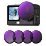 KF Concept SKU.2753 4pcs Filter Kits(ND8+ND16+ND32+ND64),with 1pcs Cleaning Cloth DJI OSMO ACTION 6
