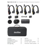 Godox SkyTalk Air 4S je vrhunski bežični sistem slušalica sa mikrofonom (headset), dizajniran da obezbedi kristalno čistu i pouzdanu komunikaciju