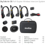 Godox SkyTalk Air 3S je vrhunski bežični sistem slušalica sa mikrofonom (headset), dizajniran da obezbedi kristalno čistu i pouzdanu komunikaciju
