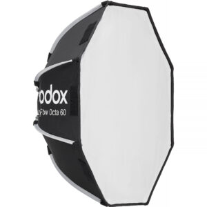 Godox EazyFlow Octa 60 je prenosivi oktagonalni softboks prečnika 60 cm, kreiran za fotografe i videografe koji žele mekše svetlo prirodnijeg karaktera