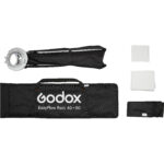 Godox EazyFlow Rect 40×90 je prenosivi pravougaoni softboks dimenzija 40×90 cm, dizajniran za fotografe i videografe koji traže vrhunski kvalitet svetla